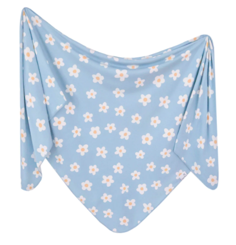 Copper Pearl Knit Swaddle Blanket - Della