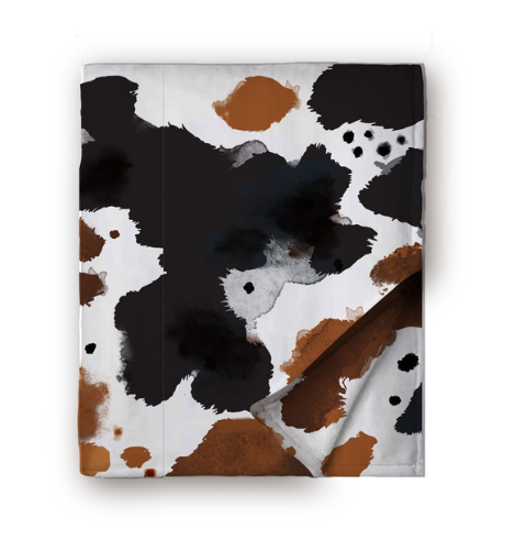Super Soft Blanket - Cow Print