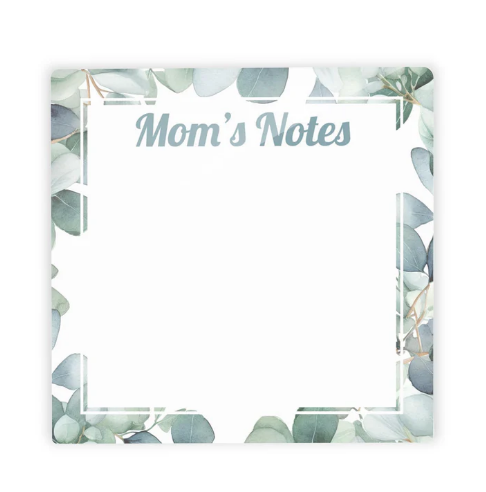 Glass Dry Erase Reminder Mom's Notes