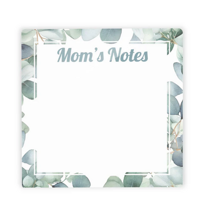 Glass Dry Erase Reminder Mom's Notes