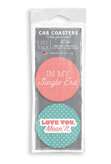 Single Ear Car Coasters