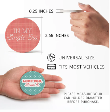 Single Ear Car Coasters