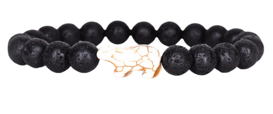 Fahlo The Venture Bracelet in Lava Stone