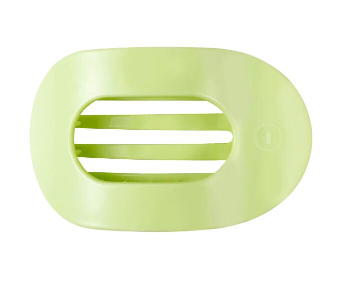 Teleties Aloe, There! Flat Round Hair Clip - Medium