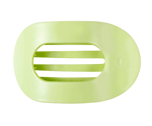 Teleties Aloe, There! Flat Round Hair Clip - Medium