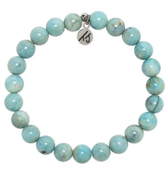 T. Jazelle Robins Egg Agate Gemstone Confidence Bracelet