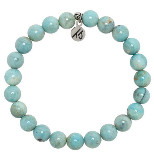 T. Jazelle Robins Egg Agate Gemstone Confidence Bracelet