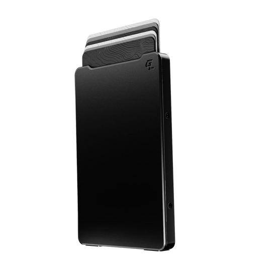 WLT1-101 Groove Life Wallet/Money Clip in Midnight Black