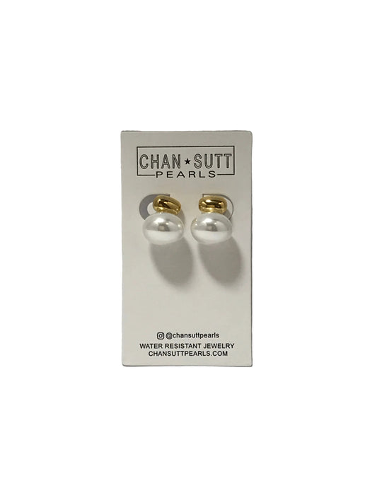 406554 Chansutt Pearls Ivy Earrings Waterproof 18k Plated Stainless Steel Water Resistant Lifetime Warranty
