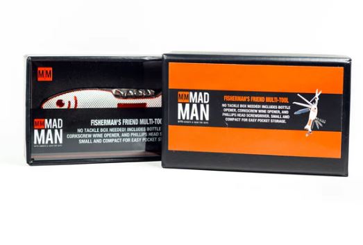 3023A Mad Man Fisherman's Friend Multi Function Pocket Tool - Orange