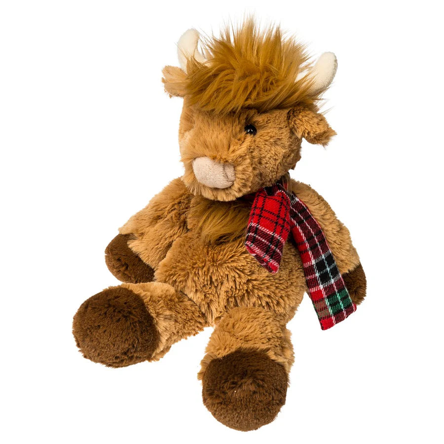 55601 Mary Meyer Marshmallow Junior Nutmeg Highland Cow
