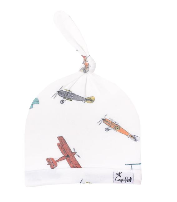 Copper Pearl Top Knot Hat - Ace