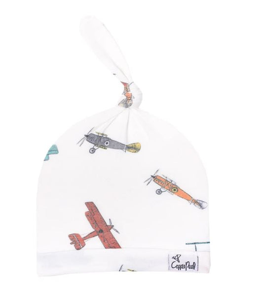 Copper Pearl Top Knot Hat - Ace