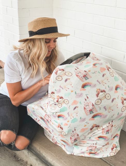 Copper Pearl Multi-Use Car Seat Cover & Nursing Cover - Enchanted