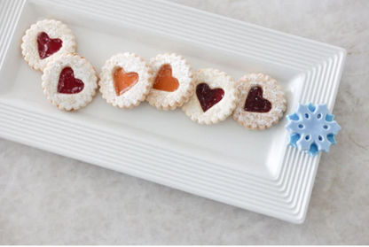 Nora Fleming Bread Tray With Pinstripes