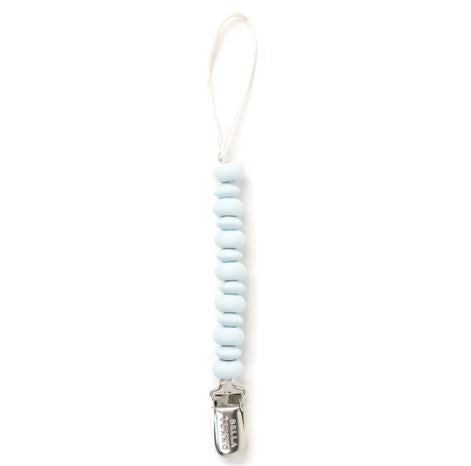 Bella Tunno Light Blue Pacifier Clip