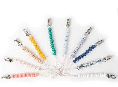 Bella Tunno Light Blue Pacifier Clip