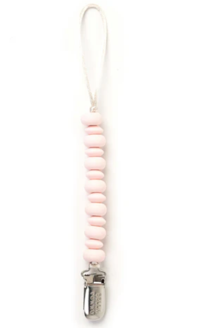 Bella Tunno Light Pink Pacifier Clip