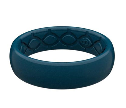 Groove Life Satin Dark Ocean Thin Ring
