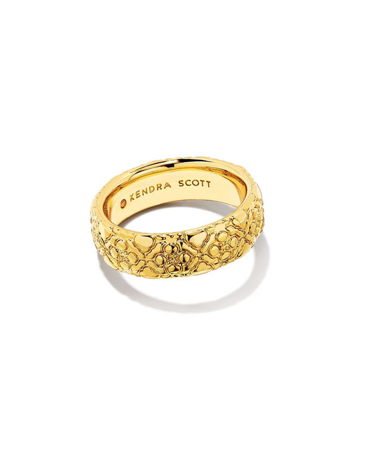 Kendra Scott Harper Band In Gold - Size 7