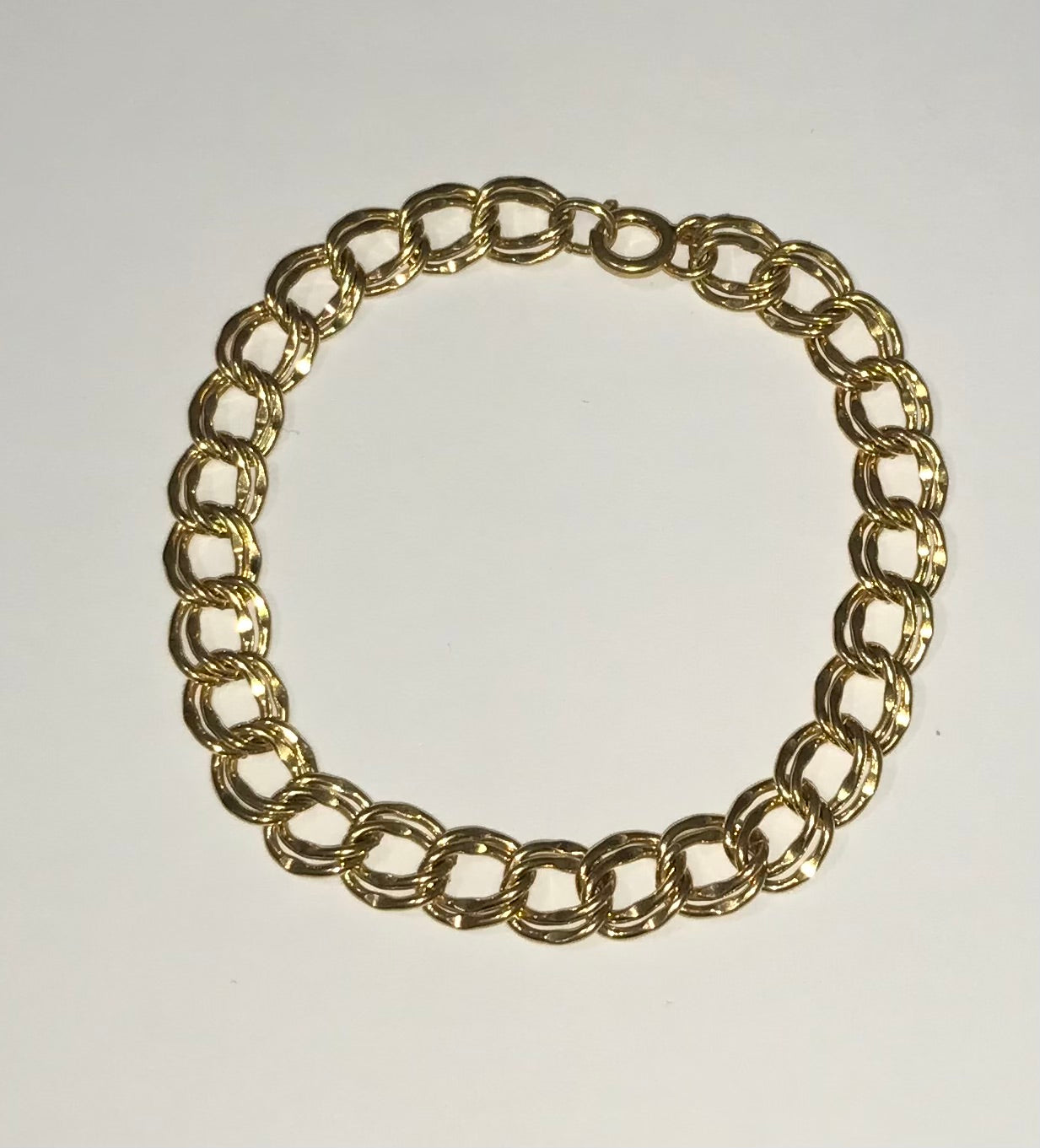 7inch 14K Yellow Gold Filled Charm Bracelet