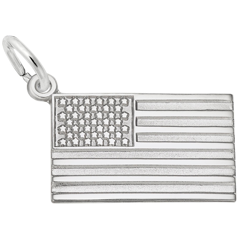 Rembrandt American Flag Charm