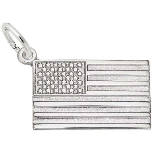 Rembrandt American Flag Charm