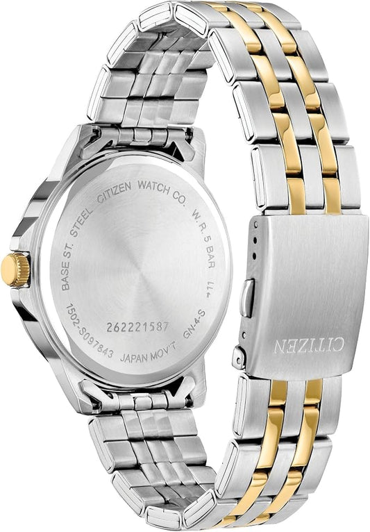 BF2018-52A Citizen Quartz Men's Watch, Stainless Steel, Classic, Two-Tone