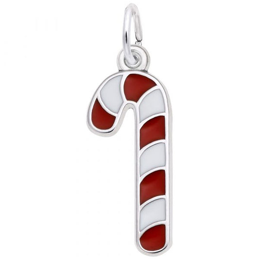 Rembrandt Red & White Candy Cane Charm