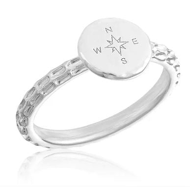 Stacks Compass Ring