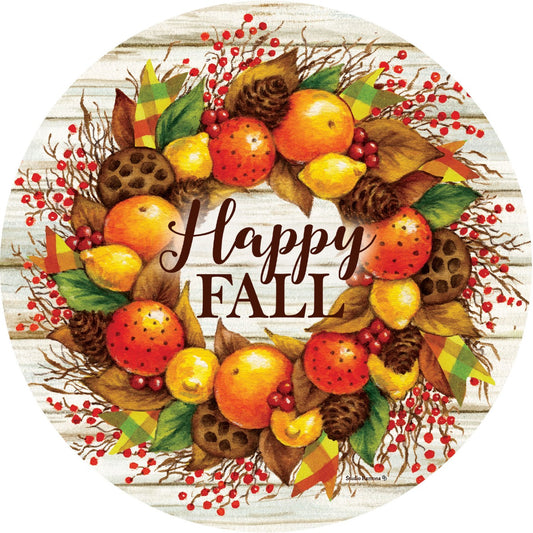 Citrus Wreath Stepping Stone