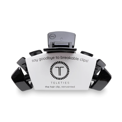TT-CL01_002 Teleties Large Claw Clip Jet Black 0