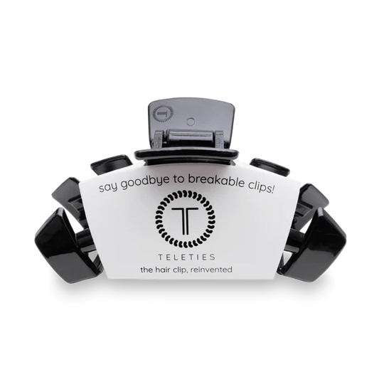 TT-CL01_002 Teleties Large Claw Clip Jet Black 0