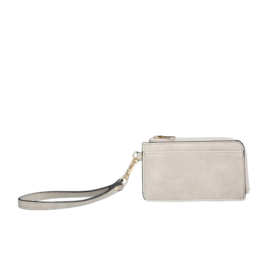 Annalise Vegan Wallet - Light Grey