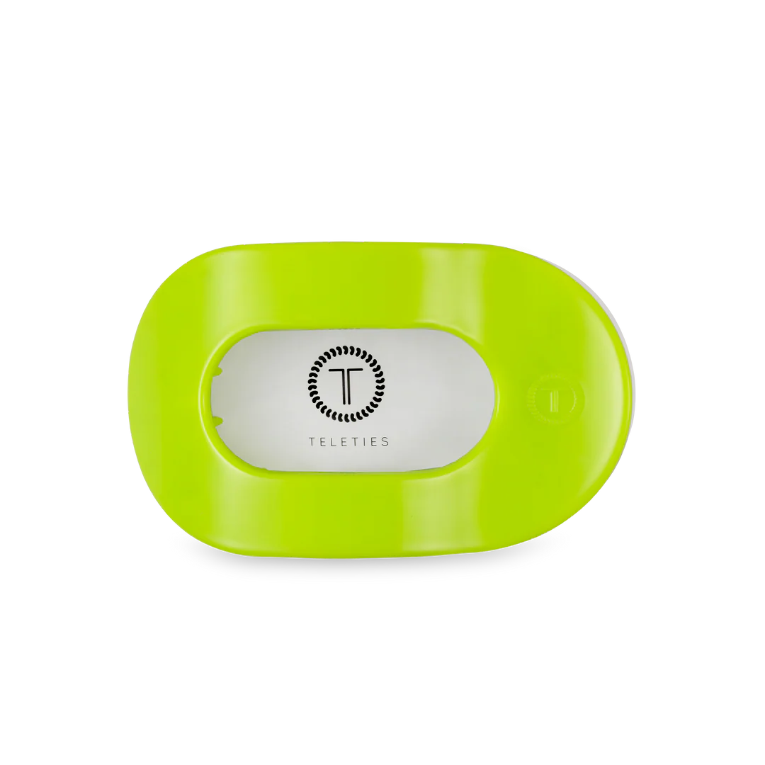 TT-FCM01-143 Teleties Medium Flat Round Hair Clip - Summer Brights