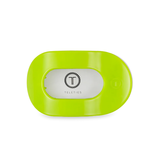 TT-FCM01-143 Teleties Medium Flat Round Hair Clip - Summer Brights
