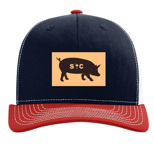 Lost Wando Pig Hat - Navy, White, & Red