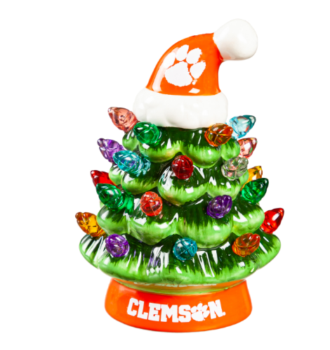 Clemson University 4" Mini LED Christmas Tree