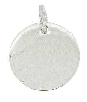 Sterling Silver 16mm Round Disc