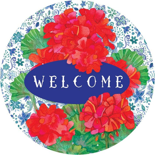 Geraniums Accent Magnet