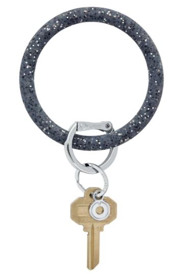 Back In Black Confetti O-Venture Key Ring