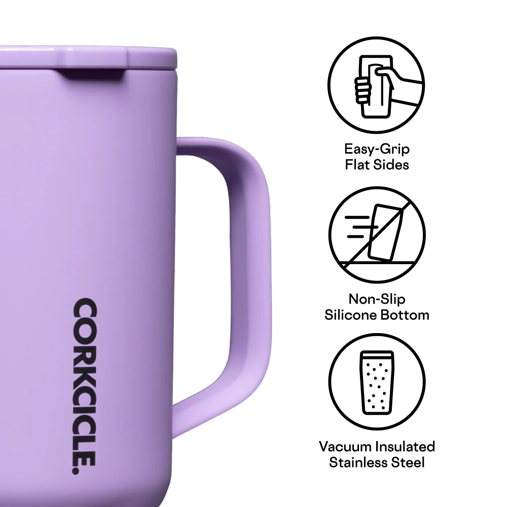 Corkcicle 16oz Coffee Mug - Sun Soaked Lilac