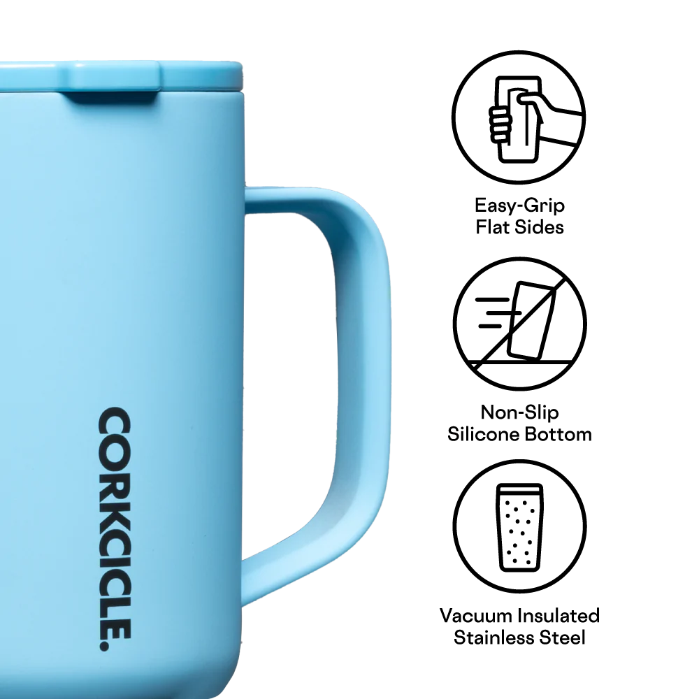 Corkcicle 16oz Coffee Mug - Santorini