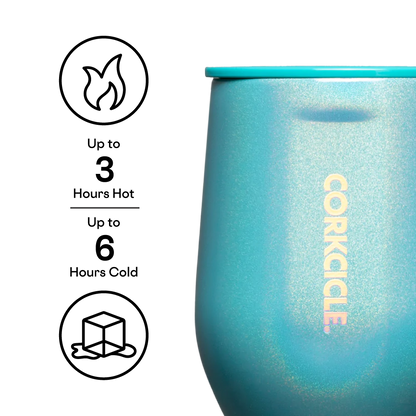 Corkcicle 12oz Stemless Wine Cup - Unicorn Enchanted Tide