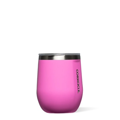 Corkcicle 12oz Stemless Wine Cup - Miami Pink