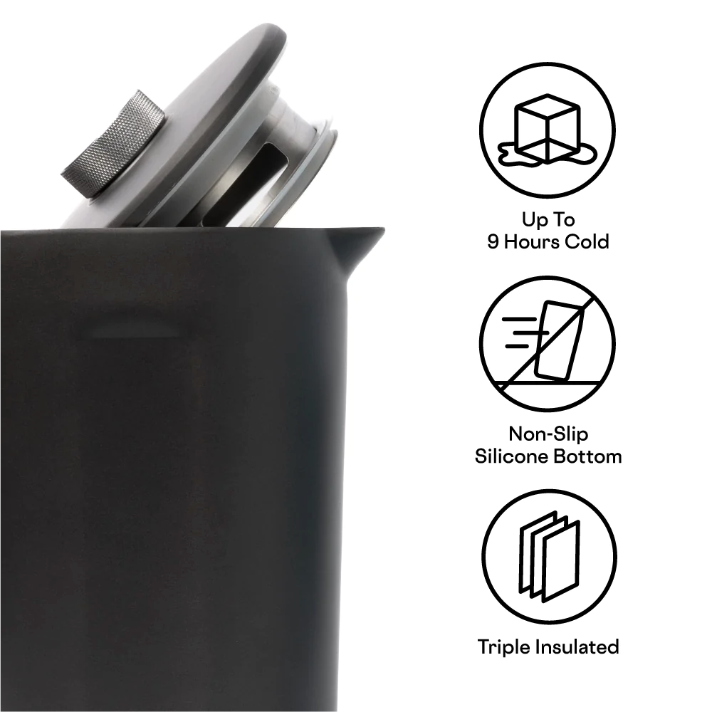 Corkcicle 64oz Pitcher - Ceramic Slate