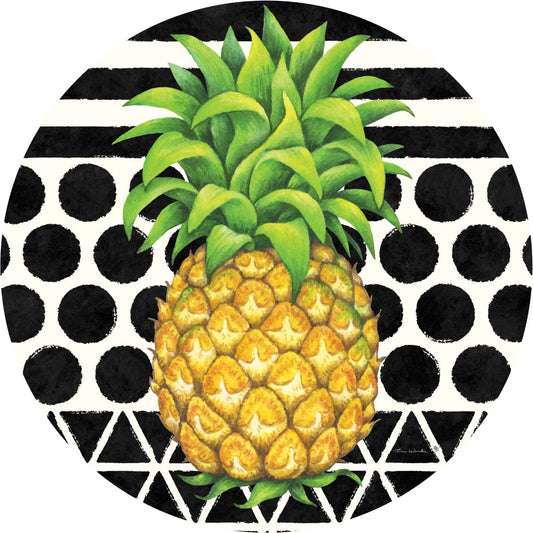 Bold Pineapple Stepping Stone