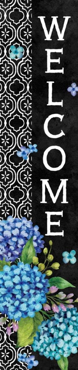 Hydrandeas On Black Yard Expression