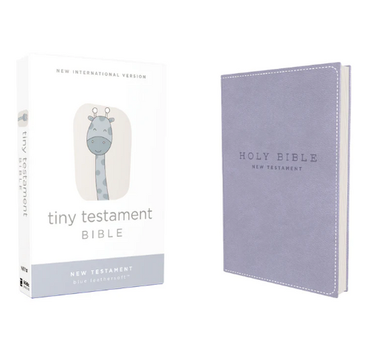 Tiny Testament Baby's First Bible NIV - Leathersoft Purple