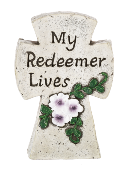 Easter Faith Cross Figurines - My Redeemer Lives